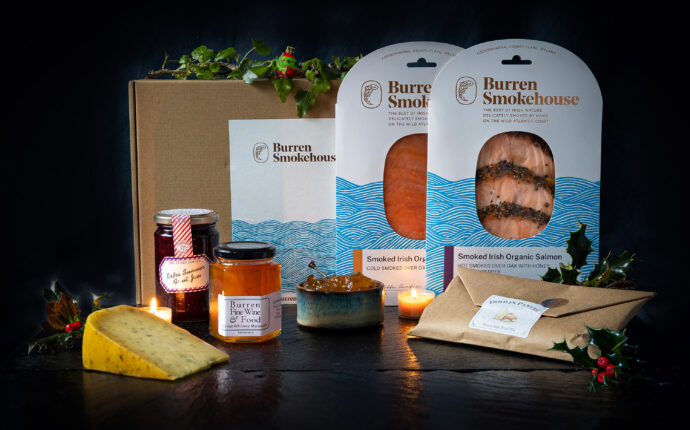Burren Breakfast Basket Xmas Gift Hamper Burren Smokehouse