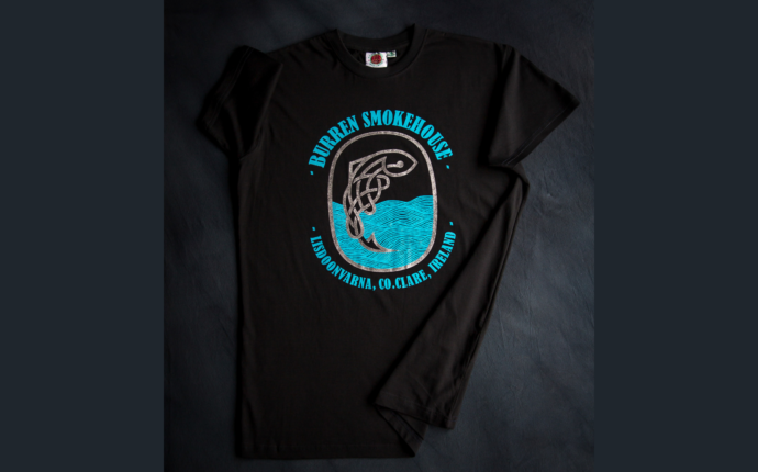 Mens t-shirt Burren Smokehouse design