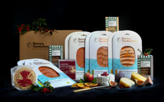 Smoked Salmon & Cheese Hamper Burren Smokehouse Christmas