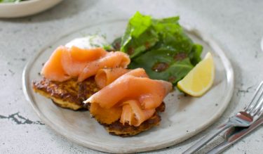 Boxtys – Irish Potato Cakes with Burren Smoked Irish Organic Salmon