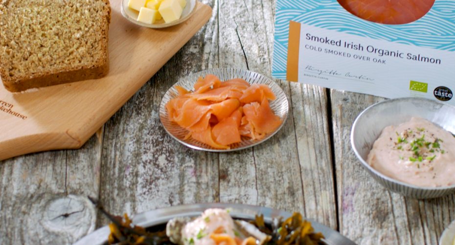 Recipe Burren Smokehouse smoked salmon puree with oysters