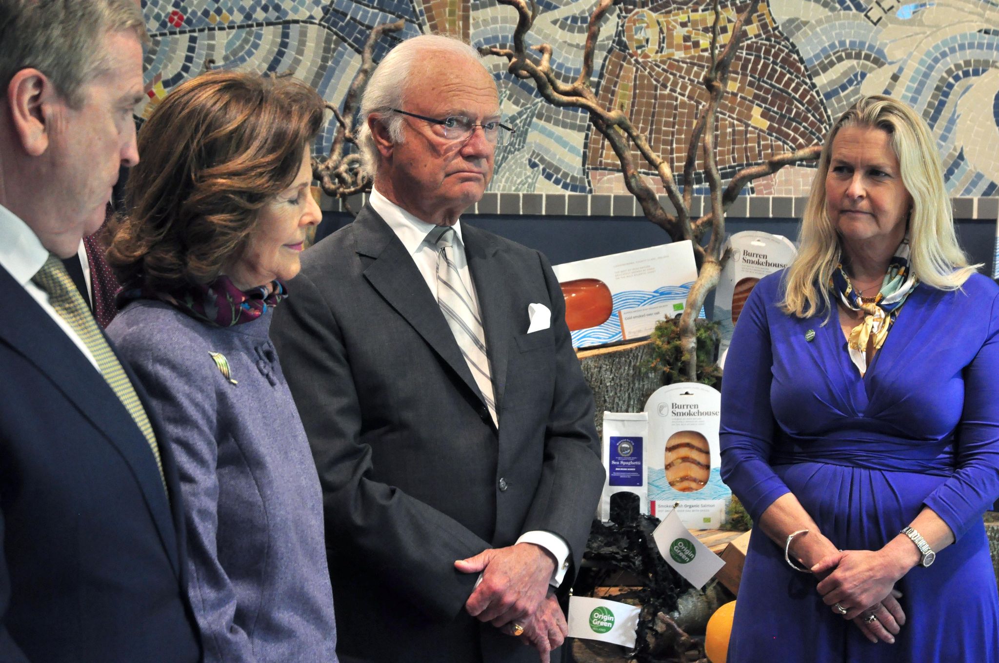 The Swedish King and Queen at the Burren Smokehouse