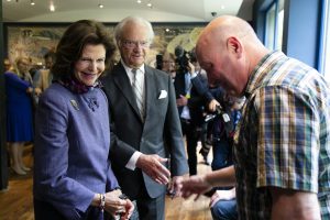 King and Queen of Sweden at the Burren Smokehouse