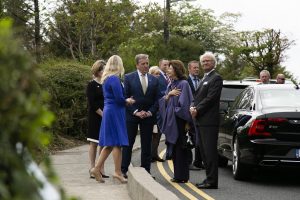 King and Queen of Sweden at the Burren Smokehouse