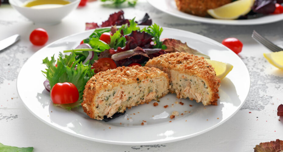 Recipe Fish Cake with smoked salmon Burren Smokehouse