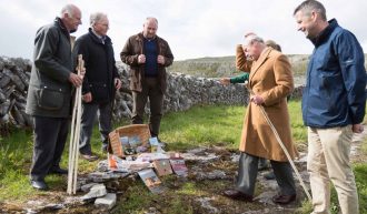 Prince Charles gets a taste of the Burren