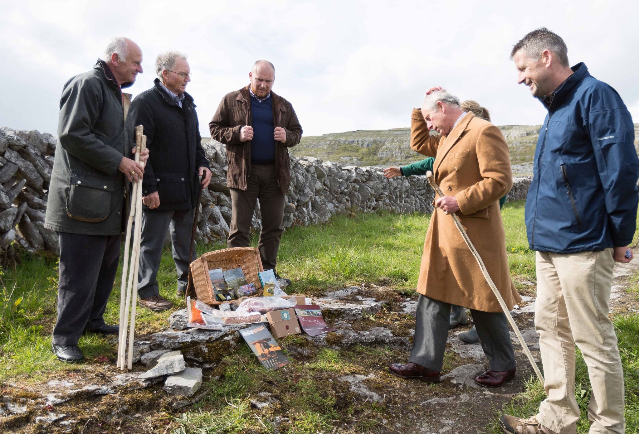Prince Charles gets a taste of the Burren