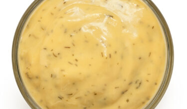 Mustard sauce for smoked salmon