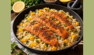 Quand le Nord rencontre le Sud – Riz au saumon fumé aux notes fruitées