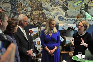 King and Queen of Sweden at the Burren Smokehouse