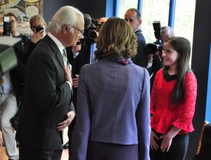 King and Queen of Sweden at the Burren Smokehouse