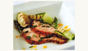 Tropical Burren Smoked Salmon starter