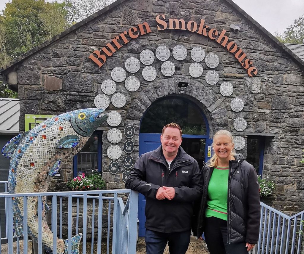 Neven Maguire Seafood Trail at The Burren Smokehouse cropped 2