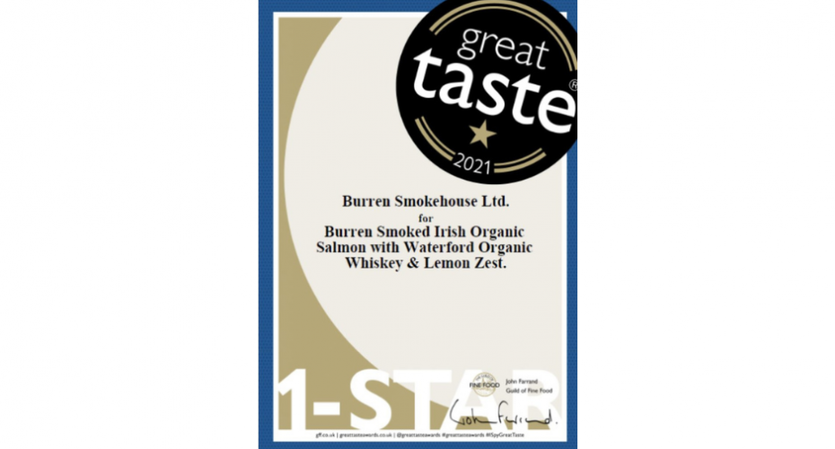 Great Taste Awards Gold Burren Smokehouse
