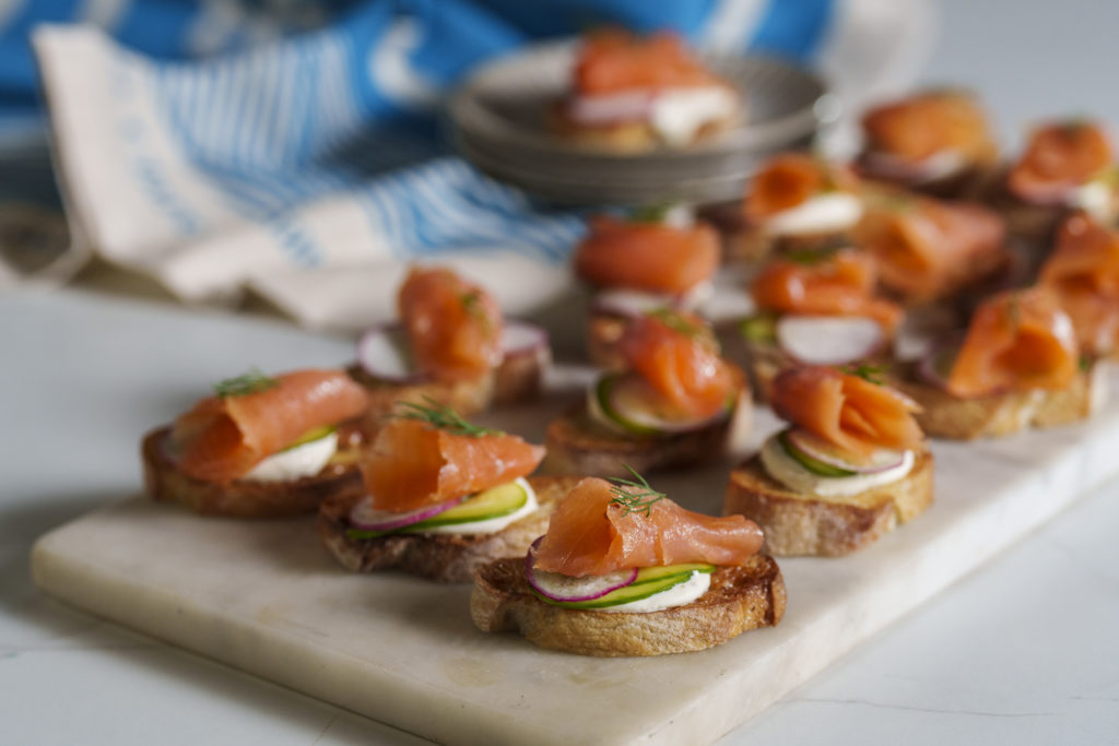 Recipe Starter with Burren Smokehouse Cold Smoked Salmon on Sourdough Bread