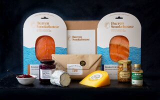 The Best of the West Hamper basket from Burren Smokehouse