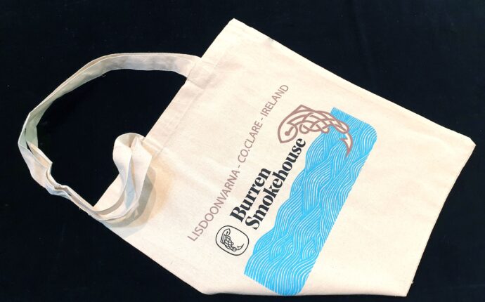 cotton tote bag Burren Smokehouse design