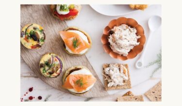 Smoked Organic Salmon Pâté on Crackers
