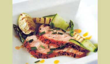Tropical Burren Smoked Salmon starter