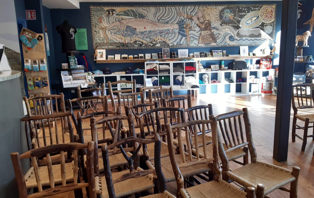 Burren Smokehouse visitor centre seating area