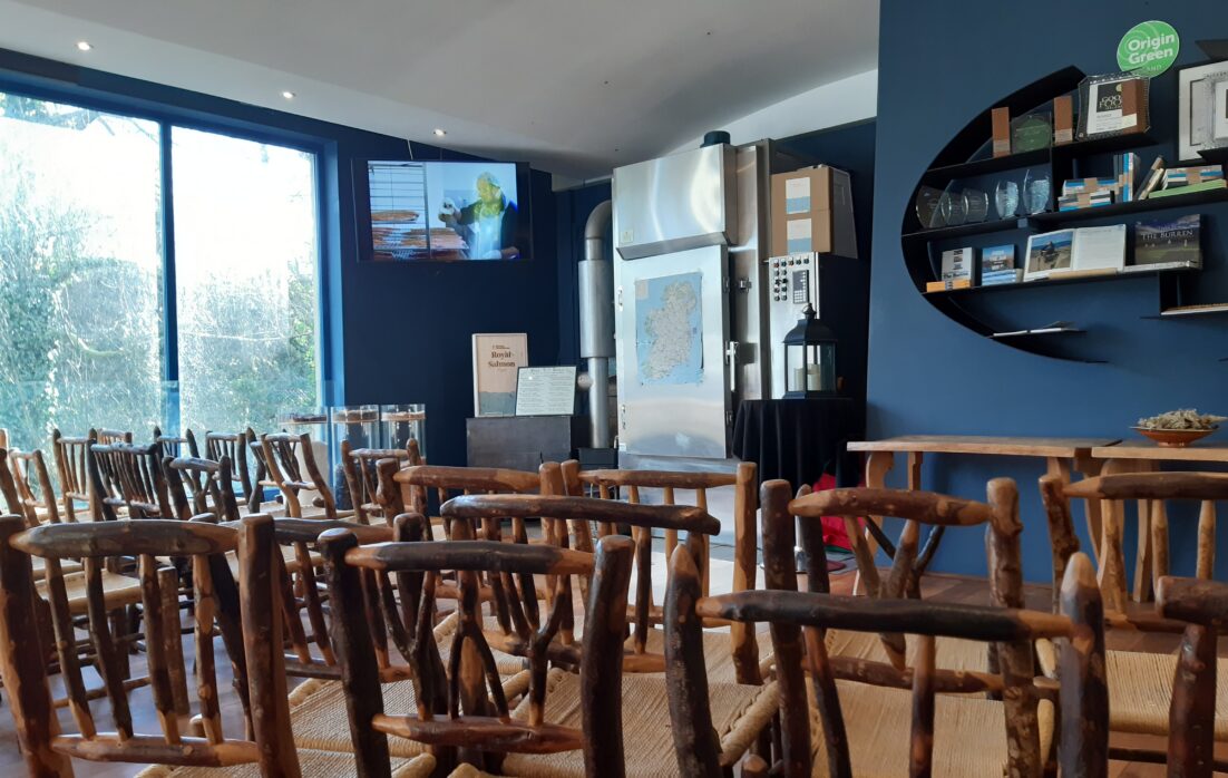 Burren Smokehouse visitor centre seating area