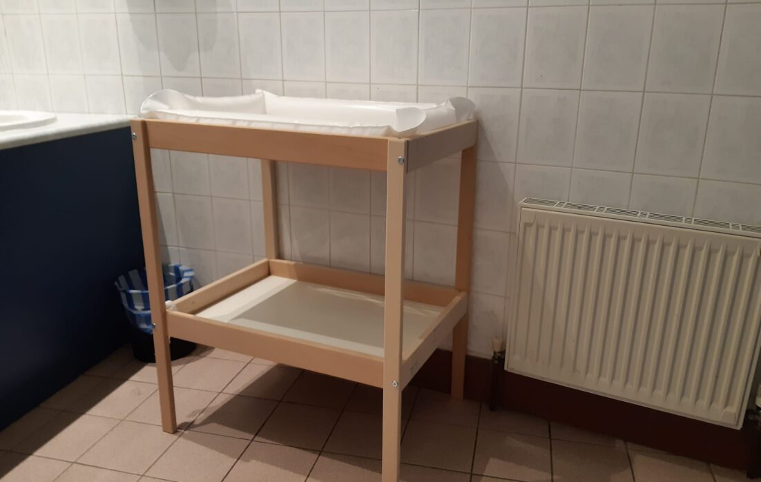Baby changing facility at the Burren Smokehouse