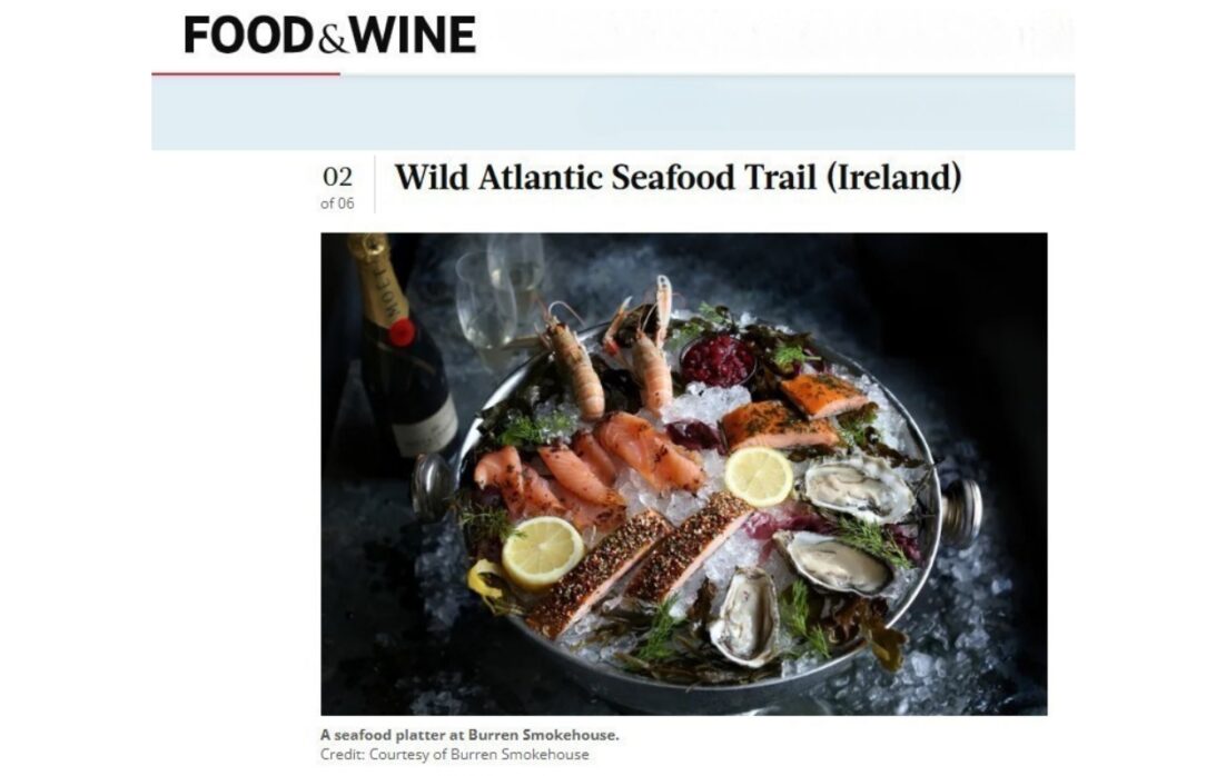 Food & Wine article Food Trail at Burren Smokehouse