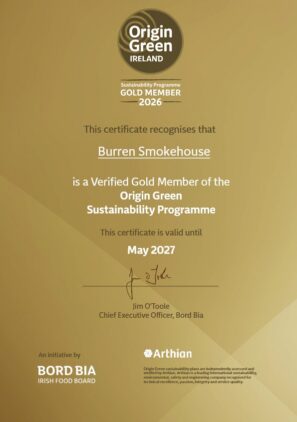 Origin Green 2026 Gold Membership for Burren Smokehouse
